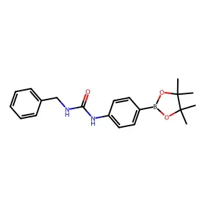 1-Benzyl-3-(4-(4,4,5,5-tetramethyl-1,3,2-dioxaborolan-2-yl)phenyl)urea 98% CAS 874290-98-9