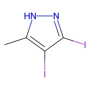 3,4-Diiodo-5-methyl-1H-pyrazole 98% CAS 6715-87-3