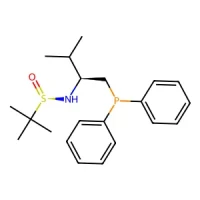 (R)-N-((S)-1-(Diphenylphosphanyl)-3-methylbutan-2-yl)-2-methylpropane-2-sulfinamide 98% CAS 1803239-46-4