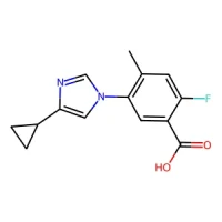 5-(4-Cyclopropyl-1H-imidazol-1-yl)-2-fluoro-4-methylbenzoic acid 98% CAS 1448508-47-1