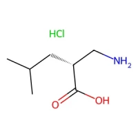 (R)-2-(Aminomethyl)-4-methylpentanoic acid hydrochloride 95+% CAS 132605-95-9