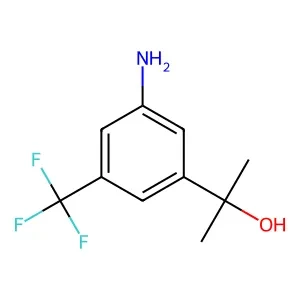 2-(3-Amino-5-(trifluoromethyl)phenyl)propan-2-ol 98% CAS 641570-65-2