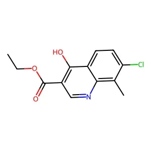 Ethyl 7-chloro-4-hydroxy-8-methylquinoline-3-carboxylate 98% CAS 5350-94-7