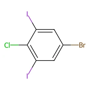 5-Bromo-2-chloro-1,3-diiodobenzene 95% CAS 2383588-60-9