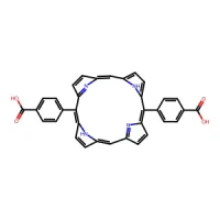 4,4'-(Porphyrin-5,15-diyl)dibenzoic acid 95% CAS 167777-26-6