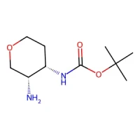 tert-Butyl ((3S,4S)-3-aminotetrahydro-2H-pyran-4-yl)carbamate 98% CAS 1802334-66-2