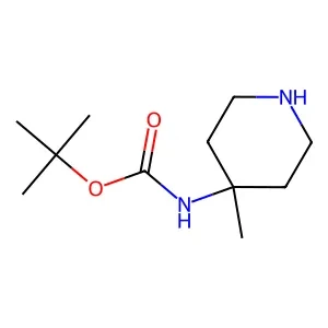 tert-Butyl (4-methylpiperidin-4-yl)carbamate 97% CAS 163271-08-7