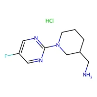 (1-(5-Fluoropyrimidin-2-yl)piperidin-3-yl)methanamine hydrochloride 97% contains ≤10%H2O CAS 1420880-86-9