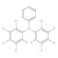 Bis(pentafluorophenyl)phenylphosphine, 90%, tech. CAS 5074-71-5