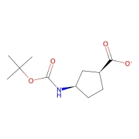(1R,3S)-N-BOC-1-Aminocyclopentane-3-carboxylic acid, 95%, 98% ee CAS 261165-05-3
