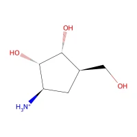 (1R,2S,3R,4R)-2,3-Dihydroxy-4-(hydroxymethyl)-1-aminocyclopentane hydrochloride, 95%, 98% ee CAS 79200-57-0