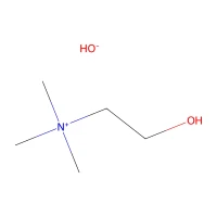 Choline hydroxide, 45 wt.% aqueous solution, pure, stabilized CAS 123-41-1