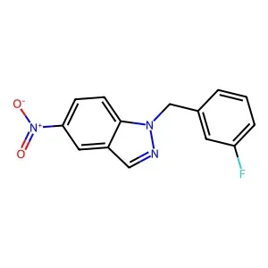 1-(3-Fluorobenzyl)-5-nitro-1H-indazole 95% CAS 529508-58-5