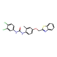 1-(4-(Benzo[d]thiazol-2-ylmethoxy)-2-methylphenyl)-3-(3,4-dichlorophenyl)urea 97% CAS 724453-98-9