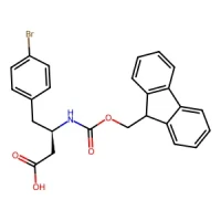 (R)-3-((((9H-Ffluoren-9-yl)methoxy)carbonyl)amino)-4-(4-bromophenyl)butanoic acid 98% CAS 331763-76-9