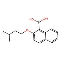 [2-(3-Methylbutoxy)naphthalen-1-yl]boronic acid 95% CAS 1313760-73-4