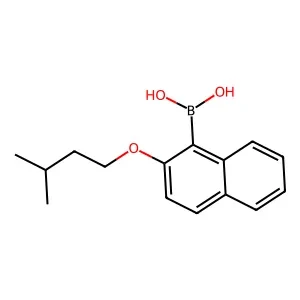 [2-(3-Methylbutoxy)naphthalen-1-yl]boronic acid 95% CAS 1313760-73-4