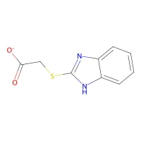 (2-Benzimidazolylthio)acetic acid, 98% CAS 3042-00-0