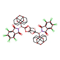 Rhodium, tetrakis[μ-[(αR)-4,5,6,7-tetrachloro-1,3-dihydro-1,3-dioxo-α-tricyclo[3.3.1.13,7]dec-1-yl-2H-isoindole-2-acetato-κO2:κO′2]]di-, (Rh-Rh)  98% CAS 2223621-11-0