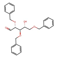 (2R,3R,4R)-2,3,5-Tris(benzyloxy)-4-hydroxypentanal 95% CAS 54623-25-5