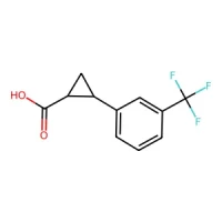 2-[3-(Trifluoromethyl)phenyl]cyclopropane-1-carboxylic acid 95% CAS 721-22-2
