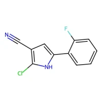 2-Chloro-5-(2-fluorophenyl)-1H-pyrrole-3-carbonitrile 95% CAS 1240948-72-4