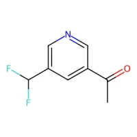 1-(5-(Difluoromethyl)pyridin-3-yl)ethanone 97% CAS 1256786-87-4
