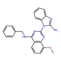 2-(2-Amino-1H-benzo[d]imidazol-1-yl)-N-benzyl-8-methoxyquinazolin-4-amine 98+% CAS 1346527-98-7