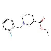 Ethyl 1-(2-fluorobenzyl)piperidine-3-carboxylate 98% CAS 353777-91-0