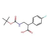 3-((tert-Butoxycarbonyl)amino)-2-(4-fluorophenyl)propanoic acid 95% CAS 1690999-28-0