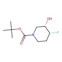 (3S,4R)-tert-Butyl 4-fluoro-3-hydroxypiperidine-1-carboxylate 97% CAS 1174020-46-2
