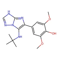 4-(6-(tert-Butylamino)-3H-imidazo[1,2-b][1,2,4]triazol-5-yl)-2,6-dimethoxyphenol 95%