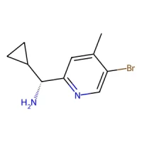 (R)-(5-Bromo-4-methylpyridin-2-yl)(cyclopropyl)methanamine 95% CAS 1259781-68-4