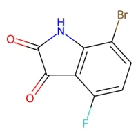 7-Bromo-4-fluoroindoline-2,3-dione 95% CAS 1245648-36-5