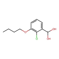 (3-Butoxy-2-chlorophenyl)boronic acid 97% CAS 1256345-58-0
