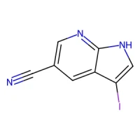 3-Iodo-1H-pyrrolo[2,3-b]pyridine-5-carbonitrile 98% CAS 757978-11-3