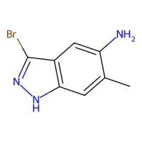 3-Bromo-6-methyl-1H-indazol-5-amine 95% CAS 1000343-43-0