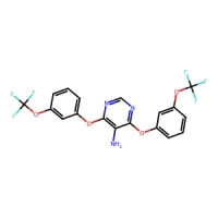 4,6-Bis(3-(trifluoromethoxy)phenoxy)pyrimidin-5-amine 90% CAS 864371-12-0