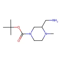 tert-Butyl 3-(aminomethyl)-4-methylpiperazine-1-carboxylate 97% CAS 1369237-75-1