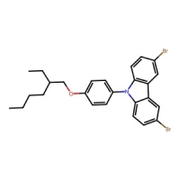3,6-Dibromo-9-[4-(2-ethylhexyloxy)phenyl]-9H-carbazole 98% CAS 946491-48-1