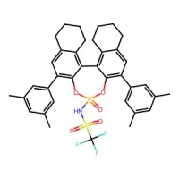 (11bS)-N-(2,6-Bis(3,5-dimethylphenyl)-4-oxido-8,9,10,11,12,13,14,15-octahydrodinaphtho[2,1-d:1',2'-f][1,3,2]dioxaphosphepin-4-yl)-1,1,1-trifluoromethanesulfonamide 97% CAS 2829279-76-5