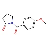 1-(4-Methoxybenzoyl)pyrrolidin-2-one 97% CAS 72432-10-1