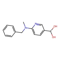 (6-(Benzyl(methyl)amino)pyridin-3-yl)boronic acid 97% CAS 1356239-98-9