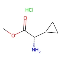 (S)-Methyl 2-amino-2-cyclopropylacetate hydrochloride 97% CAS 138326-68-8