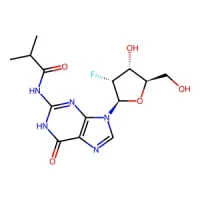 N-(9-((2R,3R,4R,5R)-3-Fluoro-4-hydroxy-5-(hydroxymethyl)tetrahydrofuran-2-yl)-6-oxo-6,9-dihydro-1H-purin-2-yl)isobutyramide 98% CAS 80681-25-0