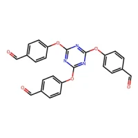 4,4',4''-((1,3,5-Triazine-2,4,6-triyl)tris(oxy))tribenzaldehyde 97% CAS 3140-75-8