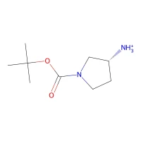 (^+)-1-Boc-3-aminopyrrolidine, 96% CAS 186550-13-0