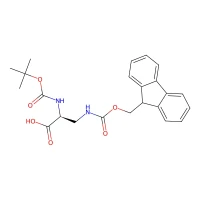 (S)-2-(Boc-amino)-3-(Fmoc-amino)propionic acid, 98% CAS 122235-70-5