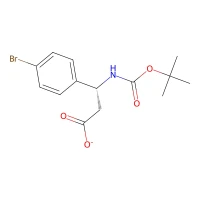 (R)-3-(Boc-amino)-3-(4-bromophenyl)propionic acid, 95% CAS 261380-20-5