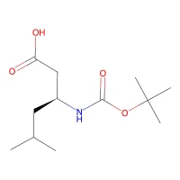 (S)-3-(Boc-amino)-5-methylhexanoic acid, 95% CAS 132549-43-0